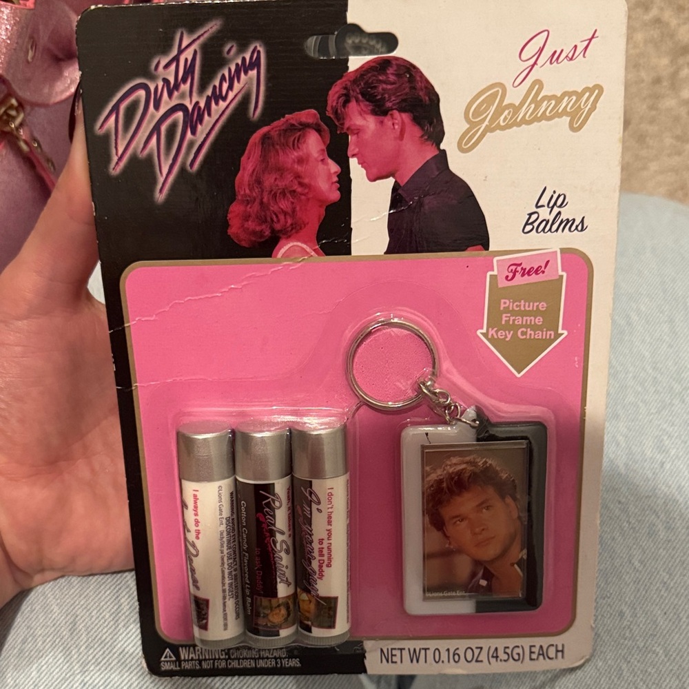 Dirty dancing Just Johnny Lip Balms with Key Chain